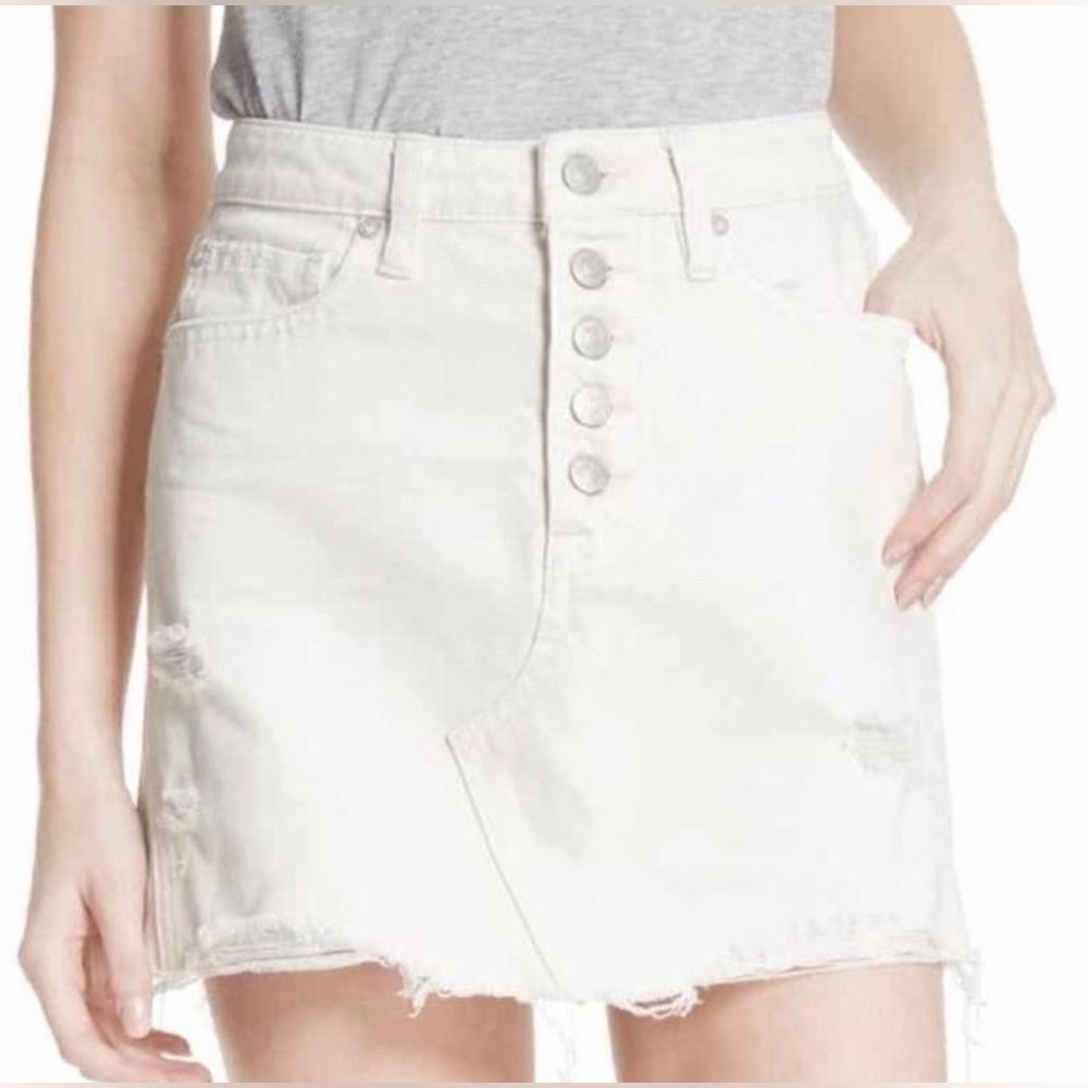 NWT Free People Distressed mini denim